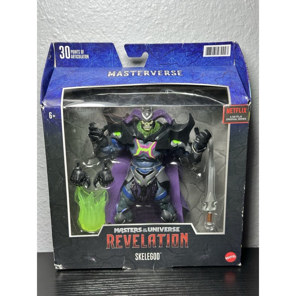 Mattel Netflix MOTU Masters Of The Universe Revelation - Skelegod New In Box